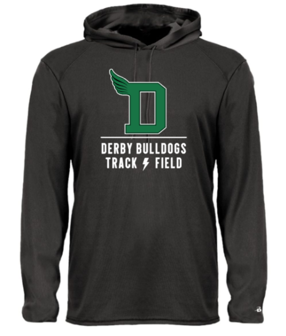 DMS TRACK 2024 Badger hooded longsleeve Bittersweet Derby KS