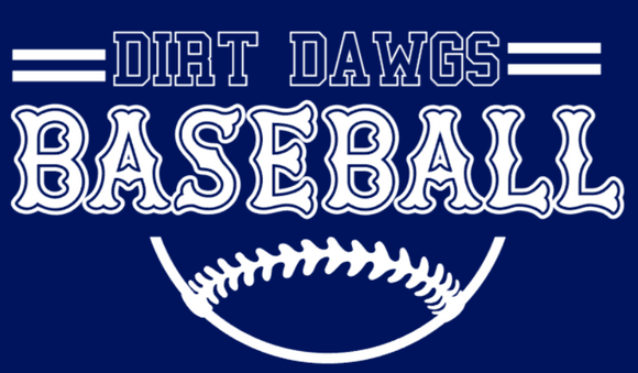 Dirt Dawgs half baseball