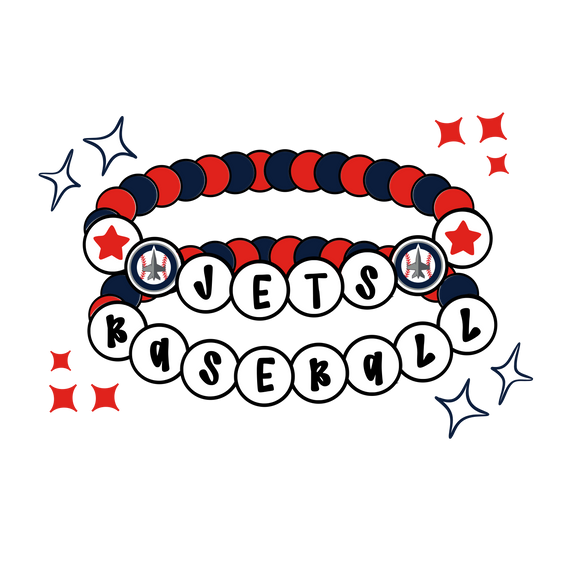 Jets Baseball Bracelet