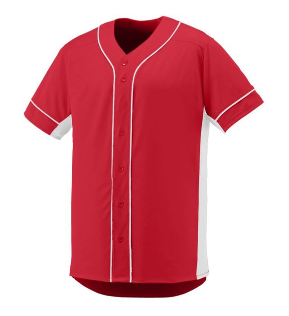 Derby Dirt Dawgs full button red jersey