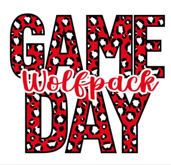 Game day leopard Wolfpack