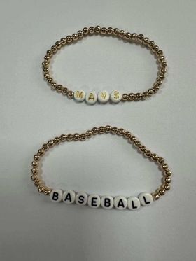 Mavs Baseball bracelet set