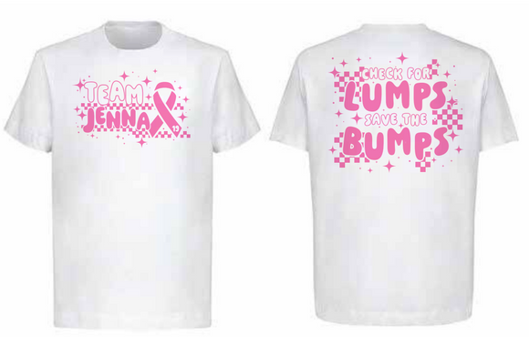 Team Jenna Fundraiser Shirt Desgin 1