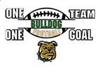DMS Bulldog Football (Lots of shirt options available!)