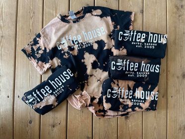 The Coffee House reverse tie dye shirt