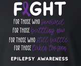 Epilepsy Awareness Tshirt- organized by Shelby Bussman