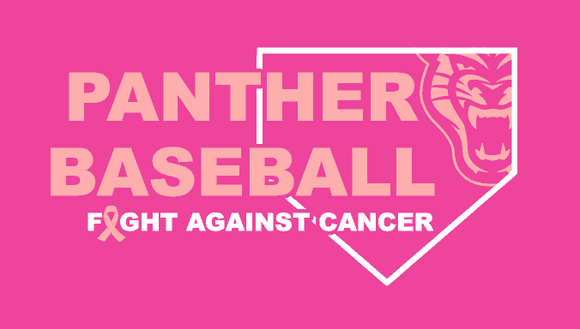 Panther Baseball Breast Cancer shirt