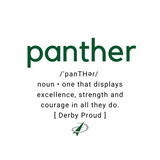 District shirt option #2 Panther Definition - Click to see Front and Back