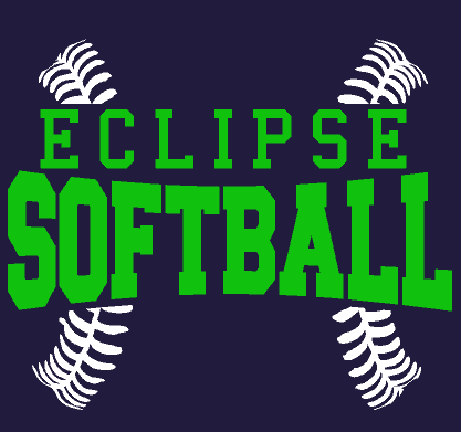 Eclipse Softball stitches- lots of shirt options!