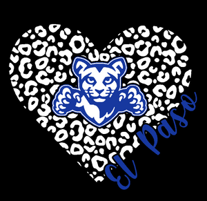 El Paso leopard heart