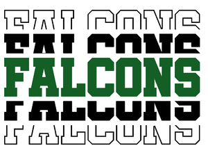 Falcons Cheer fundriaser- Falcons layered