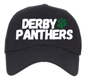 Derby Panthers high ponytail hat