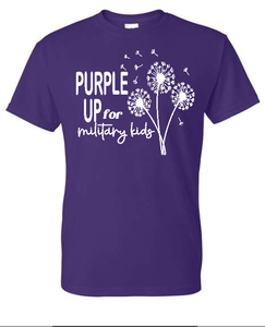 DMS Purple up for Military shirts fundraiser
