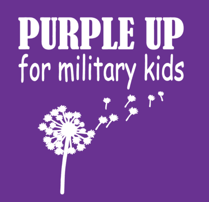 Purple up for military kids